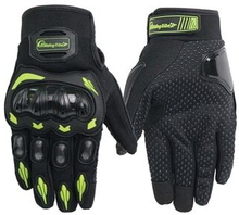 RIDING TRIBE MCS-21 One Pair Cycling Gloves Mountain Bike Gloves with Hard Shell Outdoor Full Finger