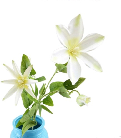 Künstliche Trident Lotus Blume Simulation Seide Floral