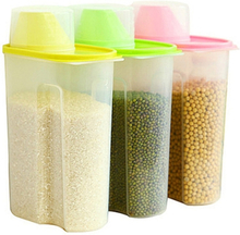 2.5L Dispenser Aufbewahrungsbox Halter Deckel Lebensmittel Reis Pasta Container Hot