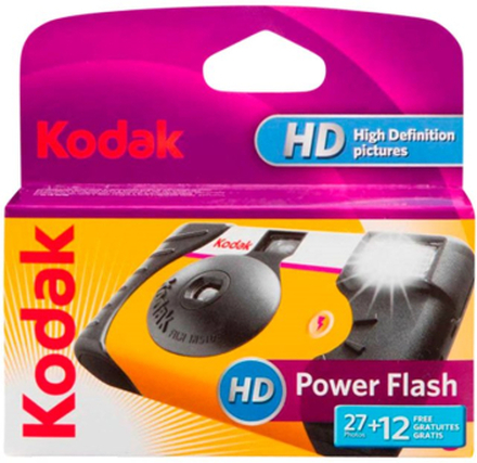 Kodak Engångskamera Power Flash 27+12, Kodak