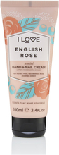 I Love Signature Hand & Nail Cream English Rose 100Ml Beauty Women Skin Care Body Hand Care Hand Cream Nude I LOVE