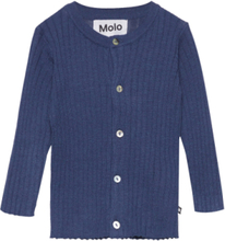 Georgette Tops Knitwear Cardigans Blue Molo