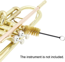 Blasinstrument Instrument Trompete Posaune Tuba Horn Reinigungsset Kit Tool mit Reinigungstuch Pinsel Handschuhe