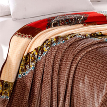 Kette-Aufzeichnung Prined Muster Flanell Decke Bett Laken Bettwäsche Home-Textilien-Queen-Size 200 * 230CM