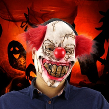 Latex Full Face Scary Clown Maske