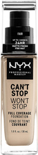NYX Professional Makeup Can't Stop Won't Stop Foundation Fair - 30 ml