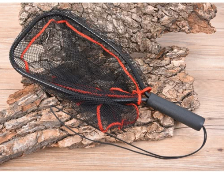 Aluminum Landing Nets Catch and Release Net Fish Saver Nylon Mesh for Fly Trout Kayak Boating Fishing