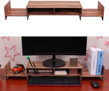DIY Mehrzweck Monitor Stand Riser Große Schreibtisch Organizer Holz Transformable Design für Büro Schule Zu Hause