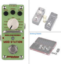Duft AMS-3 Mod Bahnhof Modulation Ensemble e-Gitarren Effekt Pedal Mini einzelner Effekt mit True Bypass