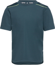 B D4S Tee Sport T-Kortærmet Skjorte Blue Adidas Sportswear