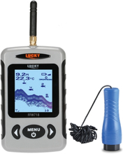 LUCKY FF718D-Eis 2.2 "LCD Tragbare Fish Finder Außen 200 KHz / 83 KHz Dual Sonar Frequenz 100 Mt Fisch Detektor für Eisfischen