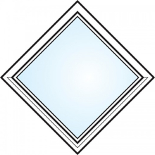 Dekorfönster Fyrkant