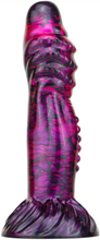 Metallic Fantasy Dildo Croq Purple/Black 22 cm Dragon Dildo