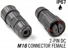 M16 2 Pin IP67 Waterdichte Female Connector