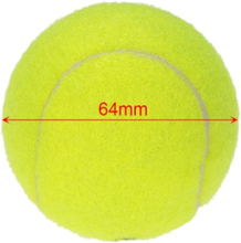 10pcs / bag Tennis Training Ball der Praxis hohe Schlagfertigkeit Durable Tennisball-Trainingsbälle für Anfänger Wettbewerb