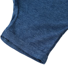 Mode Kinder Baby Boy Zweiteiliges Set Kurzarm bedruckt T-Shirt abgeschnitten Hose Pants Kleinkind Kinder Outfits Anzüge blau