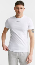 Calvin Klein T-shirt Stacked Logo Tee Hvit