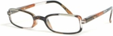 HIP Leesbril Lapjes groen/beige +2.5
