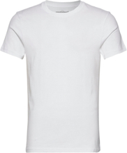 Crew-Neck Cotton Tops T-Kortærmet Skjorte White Bread & Boxers