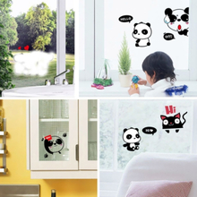 Abnehmbare Lichtschalter Aufkleber Katze Panda Cute Animals Aufkleber Schlafzimmer Wohnzimmer Home Decor Cartoon Figur PVC wasserdicht Aufkleber