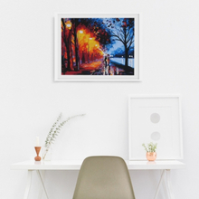 Rahmenlose DIY Digitale Ölgemälde 16 * 20 '' Herbst Landschaft Handbemalte Baumwolle Leinwand Malen Nach Anzahl Kit Home Office Wandkunst Gemälde Decor