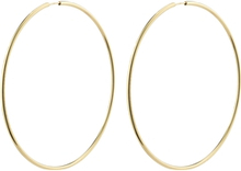 28232-2033 APRIL Gold Maxi Hoop Earrings 1 set