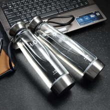 500ML Smart Touch Tragbarer wasserstoffreichem Wasser Ionisator Flasche Maker Generator Wiederaufladbare hitzebeständigem Glas Wasser-Krug Cup BPA-frei W / Selbstreinigungsfunktion