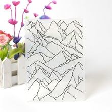 Vorlage texturierte Impressionen dekorative Rahmen Prägung Ordner Kuchen Keks Fondantform Karte Handwerk machen Hochzeit Dekoration Stil 1