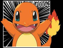 Pokémon Pokédex Charmander #0004 Women's T-Shirt - Black - L