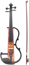 "Voller Größe 4/4 Geige Geige Ahorn Holz Saiteninstrument Ebenholz Fretboard Chin Rest mit 1/4"" Anschluss-Kabel-Ohrhörer Tasche für Musik-Liebhaber-Anfänger"