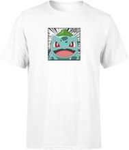 Pokémon Pokédex Bulbasaur #0001 Men's T-Shirt - White - L
