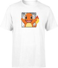 Pokémon Pokédex Charmander #0004 Men's T-Shirt - White - L