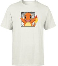 Pokémon Pokédex Charmander #0004 Men's T-Shirt - Cream - L