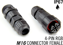 M16 4 Pin IP67 Waterdichte Female Connector