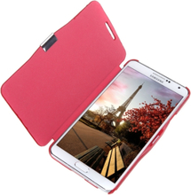 Flip Leder Bling Flower Tasche Case Hülle PU Leder für Samsung Galaxy Note 3 III N9000 rot