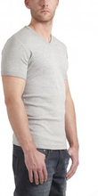 Garage T-Shirt V-neck semi bodyfit light grey (art 0302)