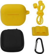 AirPods 3 silicone case with storage bag and accessories - Yellow