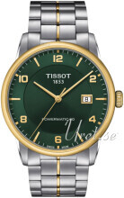 Tissot T086.407.22.097.00 Luxury Grøn/Gul guldtonet stål Ø41 mm
