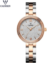 Cadisen Mode Frauen Uhren Quarz Luxus Edelstahl Kleid Armbanduhr Einfache Kausal Geschenk für Frauen