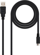 USB 2.0 A til mikro USB B-kabel NANOCABLE 10.01.0500 Sort