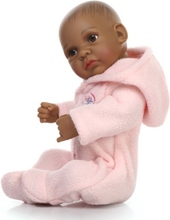Reborn Baby Puppe Baby Bad Spielzeug Voll Silikon Körper Augen offen mit Kleider 10inch 25cm Lifelike Cute Geschenke Spielzeug Baby Boy