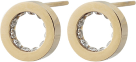 Monaco Studs Mini Accessories Kids Jewellery Earrings Studs Gull Edblad*Betinget Tilbud