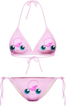 Neue Sexy Frauen Bikini Set Cartoon Galaxy tierischen Druck Neckholder zweiteilige Bademode Badeanzüge Badeanzug