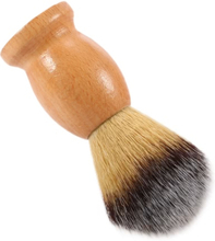 Herren Nylon Rasierpinsel Holzgriff Gesichts Rasieren Werkzeug Rasierpinsel für Razor männliches Gesicht Reinigungsbürste