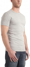 Garage Basic T-Shirt Round Neck Light Grey Semi Bodyfit (art 0301)