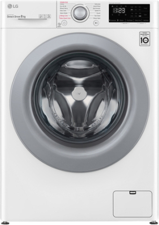 LG F4WP308S1W Vaskemaskine - Hvid