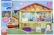 Peppa's Playtime To Bedtime House Toys Playsets & Action Figures Play Sets Multi/mønstret Peppa Pig*Betinget Tilbud