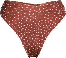 Ari Cheeky High Leg Hw Swimwear Bikinis Bikini Bottoms High Waist Bikinis Multi/mønstret Hunkemöller*Betinget Tilbud