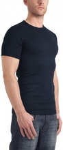 Garage Basic T-Shirt Round Neck Blue Semi Bodyfit ( art 0301)
