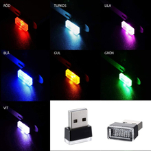 Mini USB LED-Lampa - Turkos